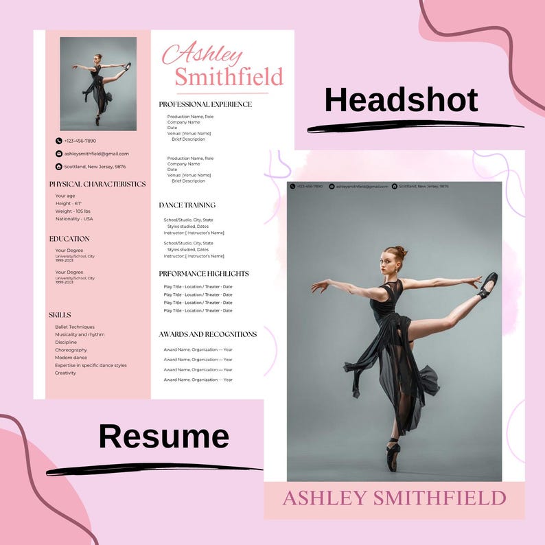 Ballet Dance Audition Resume Template - Il 794xN.6153480998 R2d1 