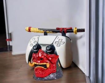 Ghost Of Tsushima | controller holder | headphone stand | controller stand | Headphone Stand For PS5/4 Gamepad Bracket