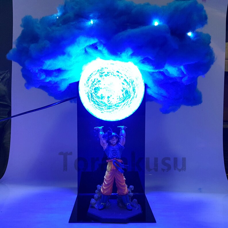 Dragon Ball Z Son Goku LED Figure DIY Broly Super Saiyan Toy ...