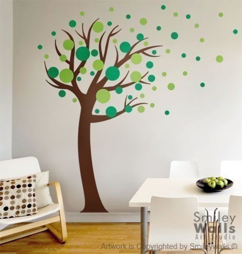Polka Dots Wall Decal Circles Wall Decal Kids Wall Decal Etsy Australia