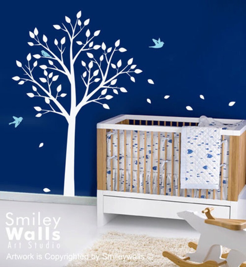 Tree Wall Decal Birds Wall Decal TODAY ON SALE Nursery Kids Etsy