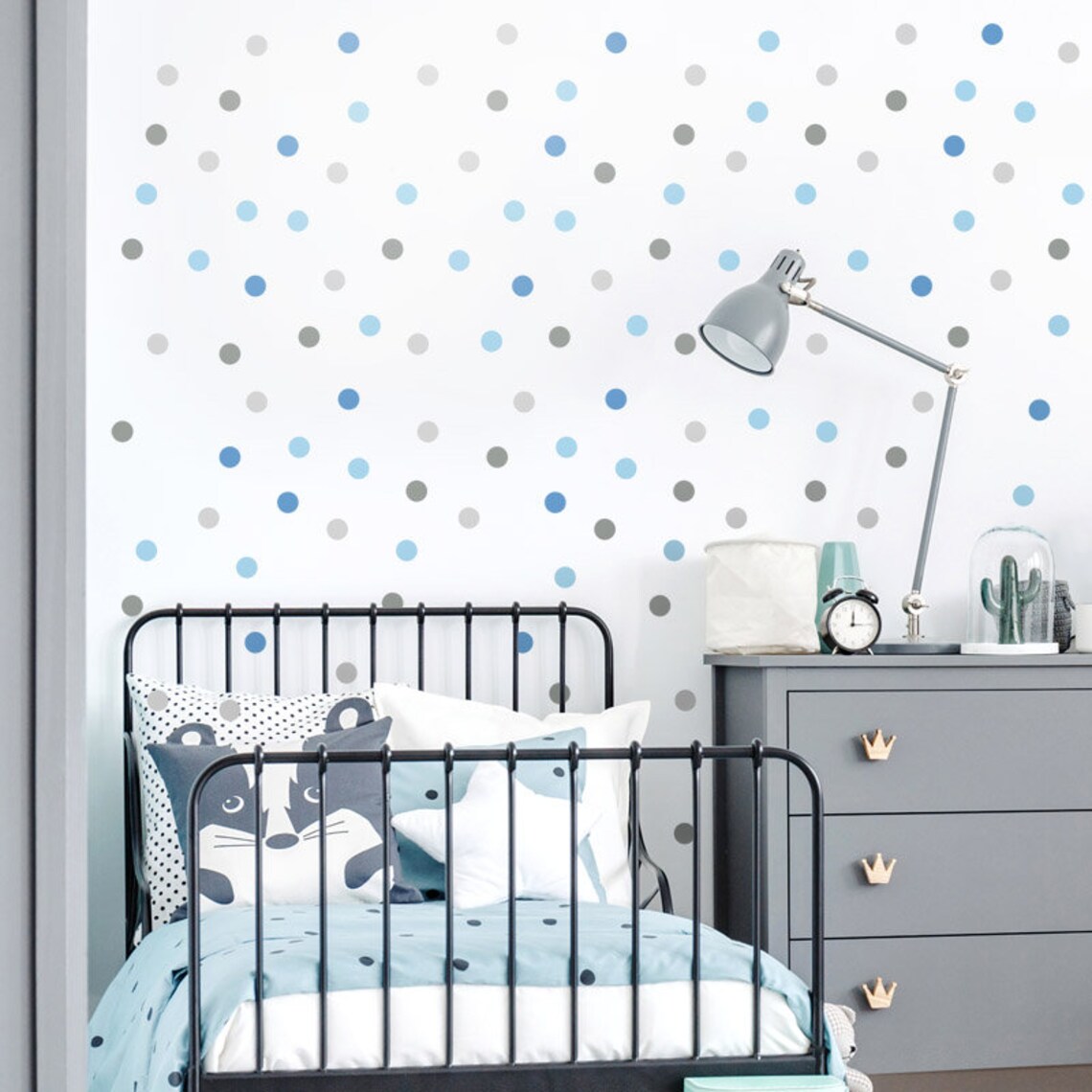Polka Dots Wall Decal Dots Wall Decal Confetti Wall Sticker Etsy