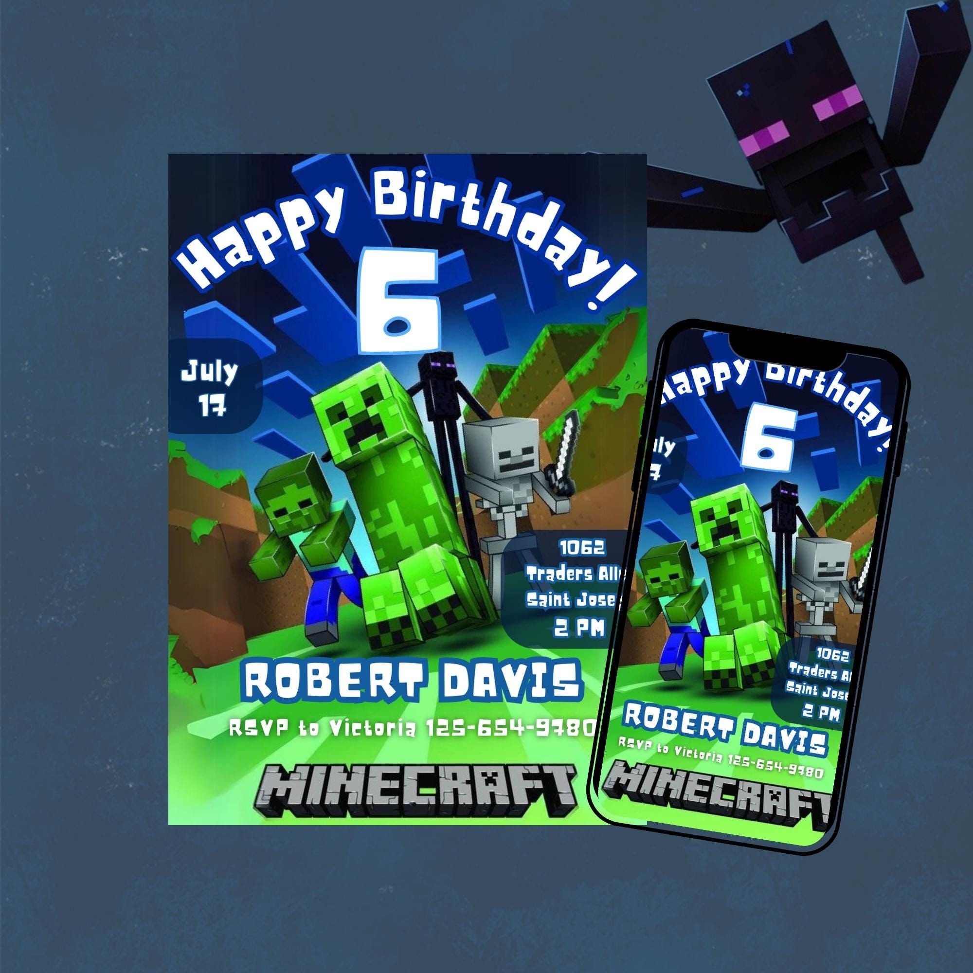 Minecraft Editable Invite (Mobile Included)