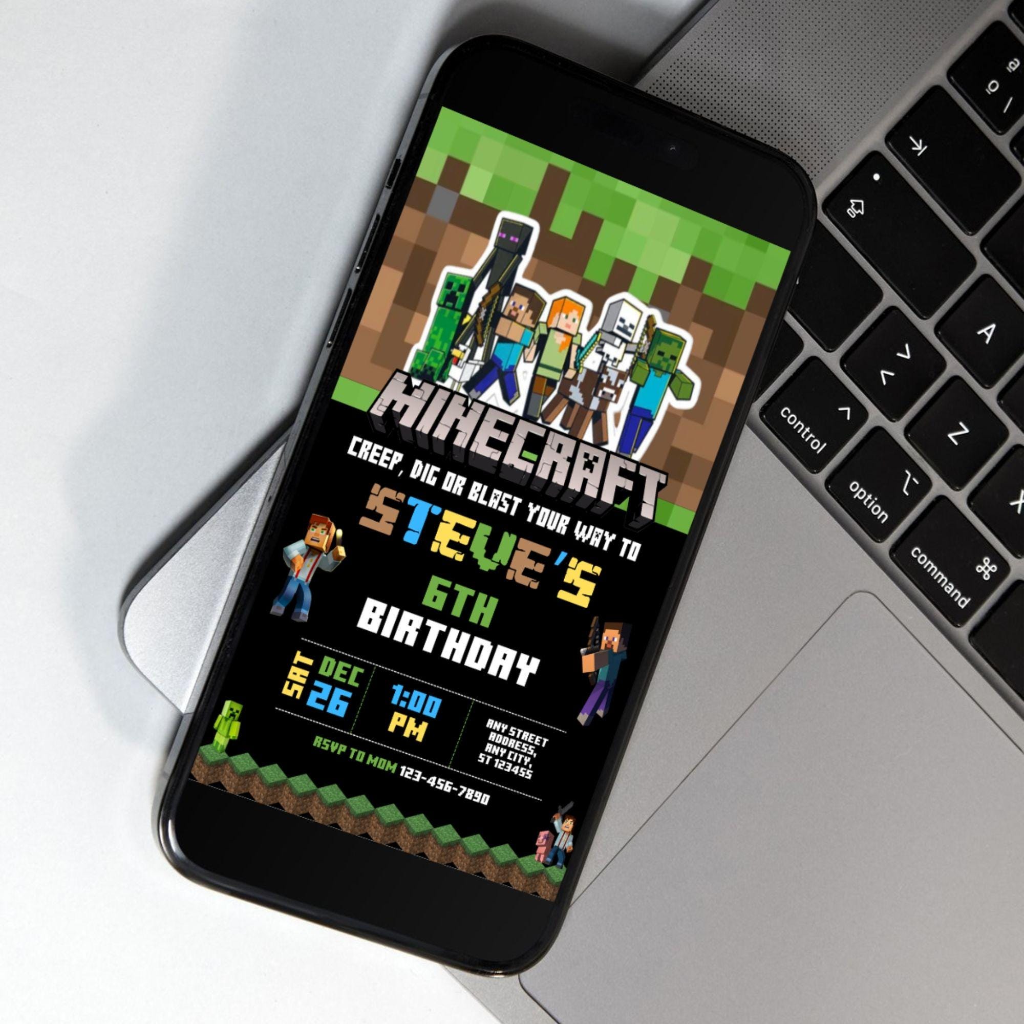 Minecraft Editable Template (Repeat)