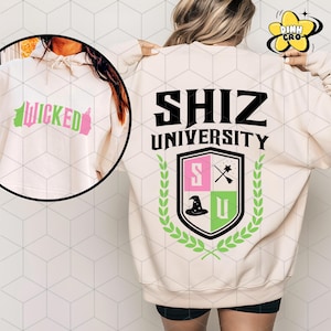 Shiz University Svg, Wicked Change For Good, Defy Gravity Broomstick Magic Wand, Shiz University Logo Shirt, Wicked Musical Movie Fan Xmas