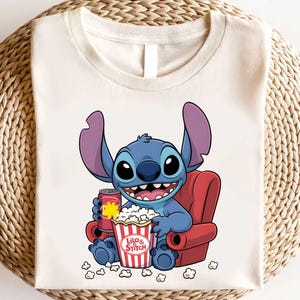 Lilo & Stitch Movie 2025, Stitch Family Graphic Shirt, Disneyland Birthday Gifts Tee, Vintage Stitch Bootleg T-shirt, Disneyworld Trip Tee