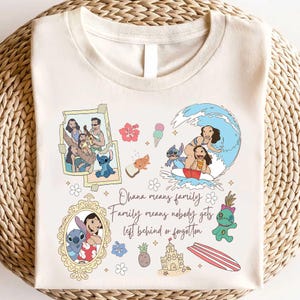 Lilo and Stitch Shirt, Disney Stitch Movie 2025 Shirt, Disney Ohana Family Tee, Girly Women Disney Trip, Theme Park Outfit,Magic Kingdom Tee