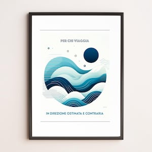Inspiriertes Poster mit einem imposanten Gebet | Minimalistisches Illustrationsposter | Kunstdruck – Wandbild | Lied für Musikliebhaber