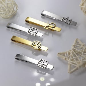 Personalized name logo Tie Clip, name Tie Clip,Personalized  tie clip,custom tie clip,Best Man,Gift for Him,Wedding Party Gift for Groomsman