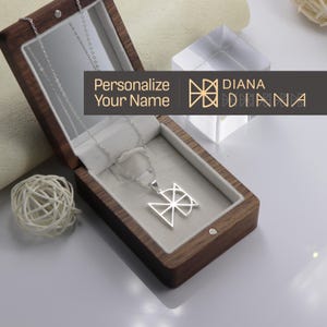 Name Logo Necklace,Name Necklace,Personalized Name Logo Necklace, One of a Kind Gift,Handmade Custom Jewelry,Mothers Day,Silver Necklace