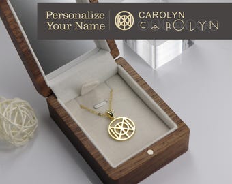 Custom Name Logo Necklace: Handcrafted Personalized Jewelry