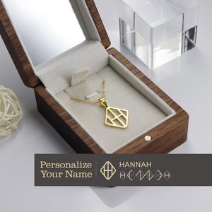 Personalized Name Logo Necklace,Name Logo Necklace,One of a Kind Necklace,Unique Name Necklace,Bridesmaid Necklace Gift,Couples Necklace
