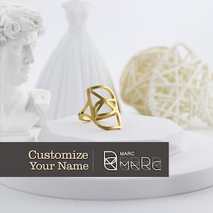 Custom Name Logo Ring Name Logo Ring Name Ring Gift for He Special Jewelry custom ring for women custom Constellation ring Birthstone Ring