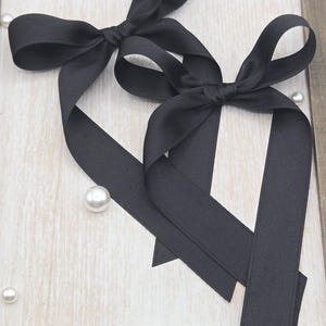 long tail hair bow