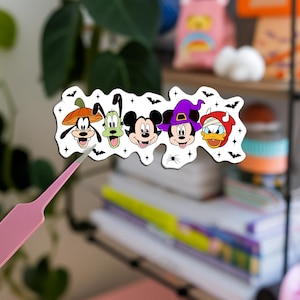 Mummy Mouse | Pumpkin | Halloween Sticker | vinyl sticker | Water bottle, laptop, notebook sticker | Waterproof sticker