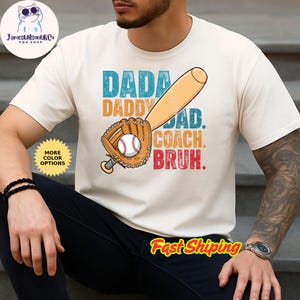 Dada Daddy Dad Bruh  Fathers Day Shirt, Sarcastic Dad Shirt, Funny Bruh Shirt, Fathers Day Shirt, Fathers Day Gift, Funny Shirt for Dad