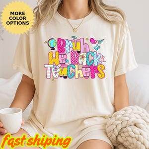 Bruh We Back Teacher shirt, Back to School Shirt for Teachers, Back to School Sweatshirt, Retro Style Funny Comeback shirt, Teacher Gift