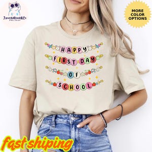 Happy First Day of School Shirt, School Teacher Life Shirt, 1st Day of School Shirt, Teacher Appreciation Gift Shirt, Back To School Shirt