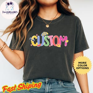 Custom Summer Beach  Shirt, Custom Summer Vacation Shirts, Custom Shirt, Personalized Family Shirt, Beach Summer Shirt, Summer Gift Shirt