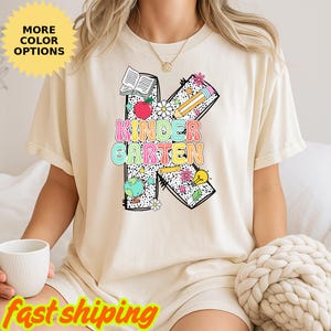 Dalmatian Dot Kindergarten Teacher Back To School Shirt, First Day Of School Shirt, Back To School Shirt, Teacher Appreciation Gift