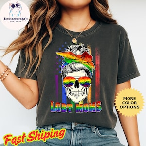 Camiseta LGBT con calavera arcoíris teñida, camiseta con la carta del tarot del orgullo LGBTQ+, camiseta con la igualdad de derechos, camiseta con los derechos humanos de los gays y las personas transgénero, camiseta con el orgullo de los esqueletos