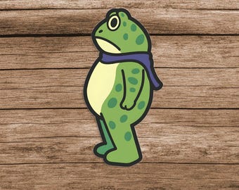 Portland Frog Protester Sticker/Car Magnet, Fog Portland meme sticker, Anti ICE Sticker, Resistance, Anti ICE Sticker, Pro Immigrant Sticker