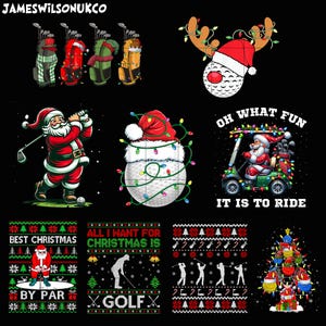 15+Golf Christmas PNG Bundle, Golf Cart Christmas Tree PNG, Christmas Golf Designs, Merry Golfmas Png, Golfer Christmas Png,Digital Download