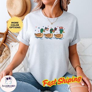 Happy 4th Of July Ducks Shirt, Independence Day Tee, American Goose Sweatshirt, Patriotic USA Flag T-Shirt, Funny Fourth Of July Duck Shirt