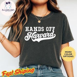 Hand Off Harvard Resistance Shirt, Protect Higher Education Academic Independence Shirt, Anti Trump Shirt, Activist Shirt,Stand with Harvard