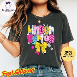 Back to School Teacher T- Shirt, Retro Teacher Coquette Pencil Bow Tee, First Day of School Teacher Gift, Teacher Matching Tees,Teacher Team