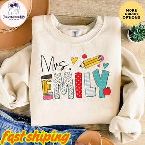 Custom Name Girls Back To School Shirt, Pencil Bow Toddler Shirt, First Day Of School, Kindergarten Shirt, Preschool Tee, Preschool Girl Tee