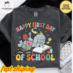 Happy First Day of School Shirt, School Teacher Life Shirt, 1st Day of School Shirt, Teacher Appreciation Gift Shirt, Back To School Shirt