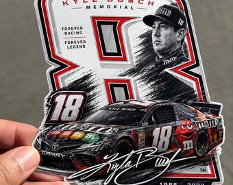カイル ブッシュの写真、M&Ms カー、NASCAR 写真、レース写真、カイル