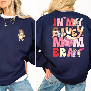 Blue Mom Era Shirt Blue Mom Shirt Family Matching Family Blue Dog Shirt Mommy Shirt Mothers Day gift Birthday Party Tee Baby Announcement