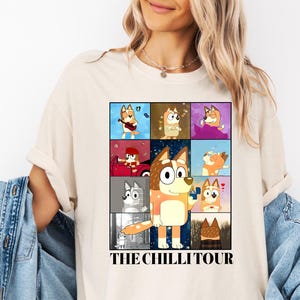 Blue Dog Chili Tour Shirt Blue Mom Shirt Chili Tour Shirt Mama Gift for Her Funny Mom Tee Cute Mum Sweater Mom Life Shirt Mothers Day Gift