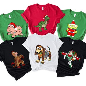 Toy Story Christmas Group Shirt Toy Story Characters Shirt Toy Story Xmas Shirt Disney Friends Christmas Shirt Xmas Group Shirt Disney Trip