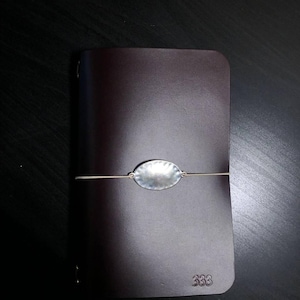 Leather Trifold Journal / Manifestation Journal / Grimoire image 14