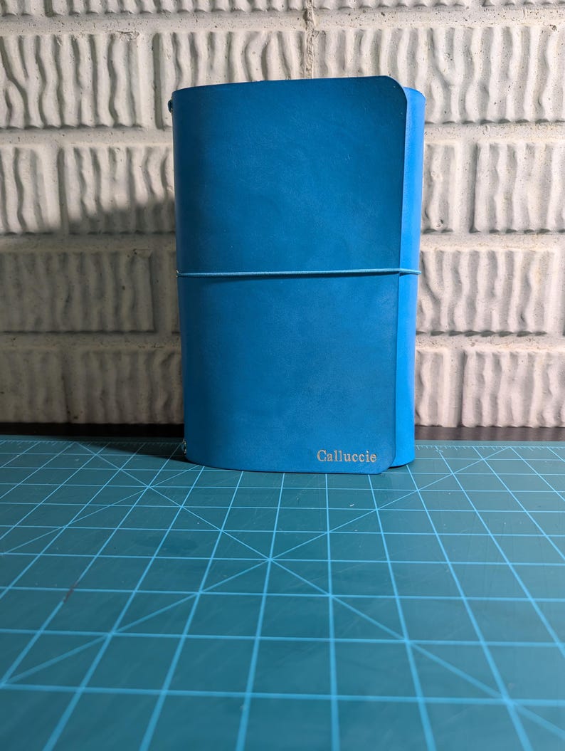 Leather Trifold Journal / Manifestation Journal / Grimoire image 10