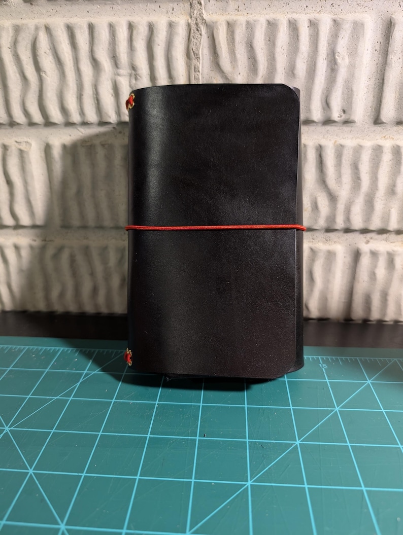 Leather Trifold Journal / Manifestation Journal / Grimoire image 20