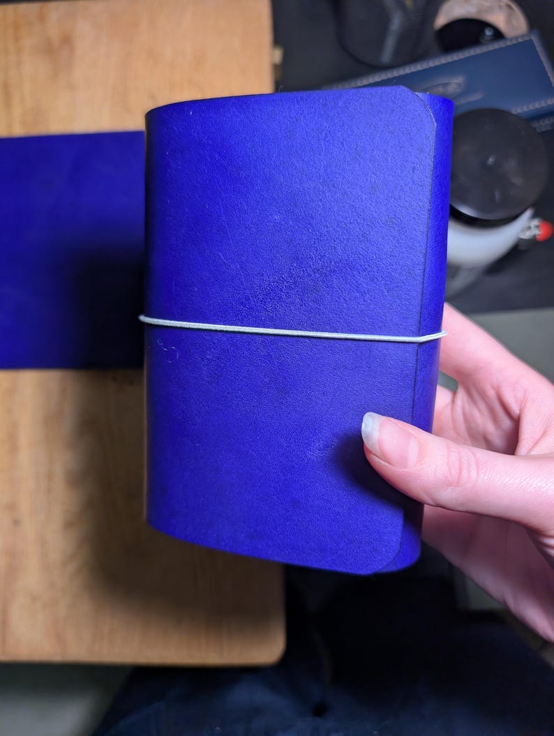 Leather Trifold Journal / Manifestation Journal / Grimoire image 19