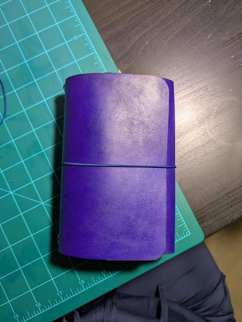 Leather Trifold Journal / Manifestation Journal / Grimoire image 9