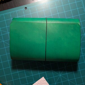 Leather Trifold Journal / Manifestation Journal / Grimoire image 17