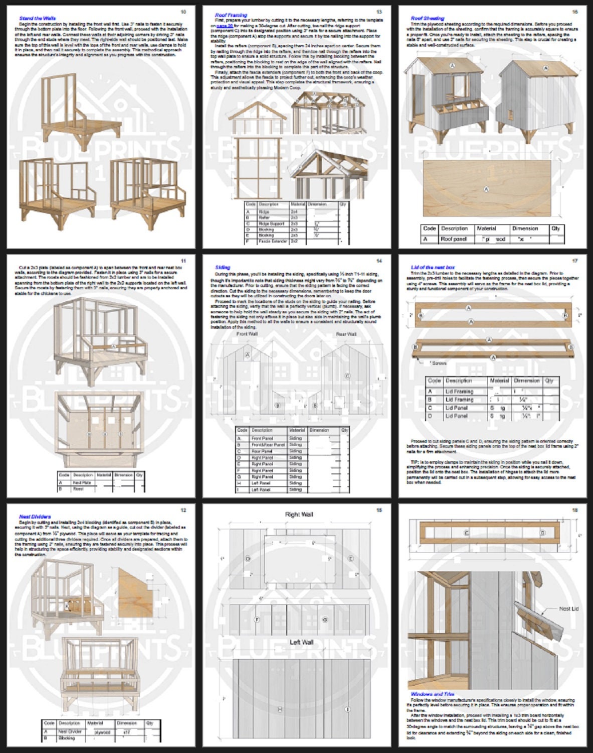 Chicken Coop Plans 5x6 | PDF DIY Backyard Poultry Shed - Etsy