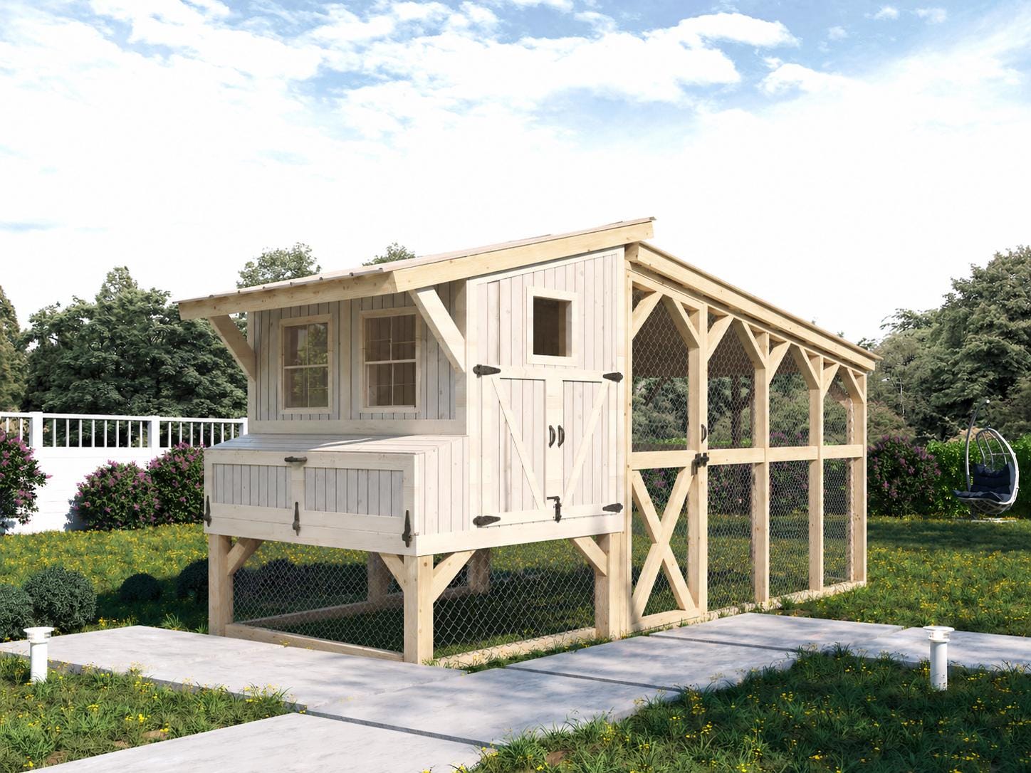Chicken Coop Plans 5x6 | DIY Backyard Poultry House (PDF Download) - Etsy