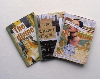 Zine Bundle: Witches, Spells & the Divine – A Trio of Hand-Cut Stories. Each with 14 illustrated pages