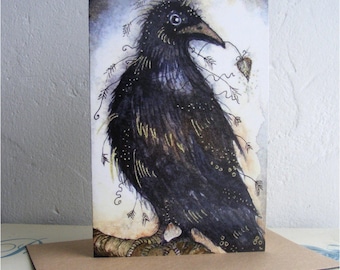 Any Occasion Greeting Card, Silly Crow