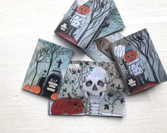 The Hallowed Haunt — A Handmade 14 Page Halloween Zine of Spooky Art & Story