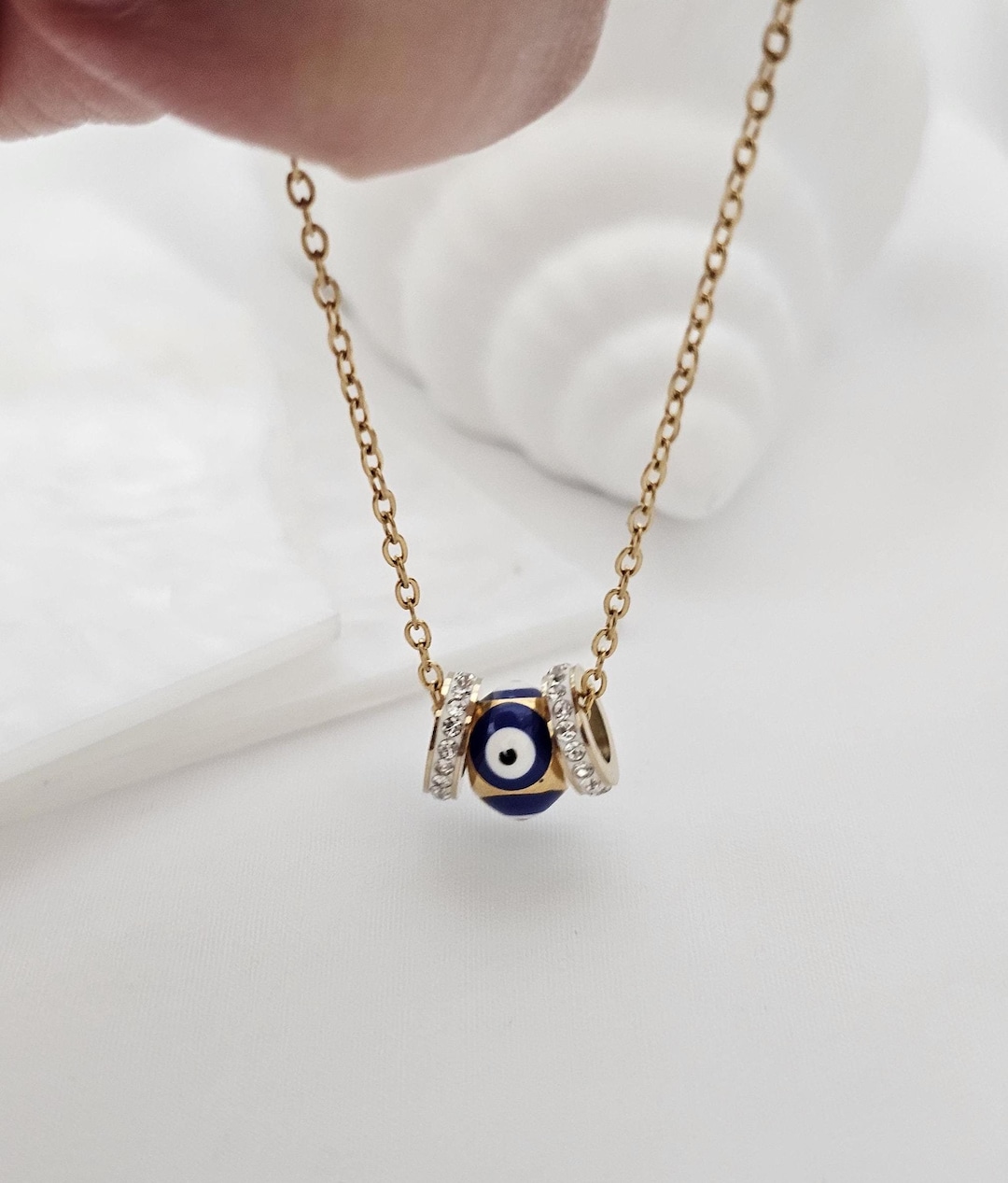 Local Eclectic Unique Evil Eye Necklace Daydreamer Evil Eye