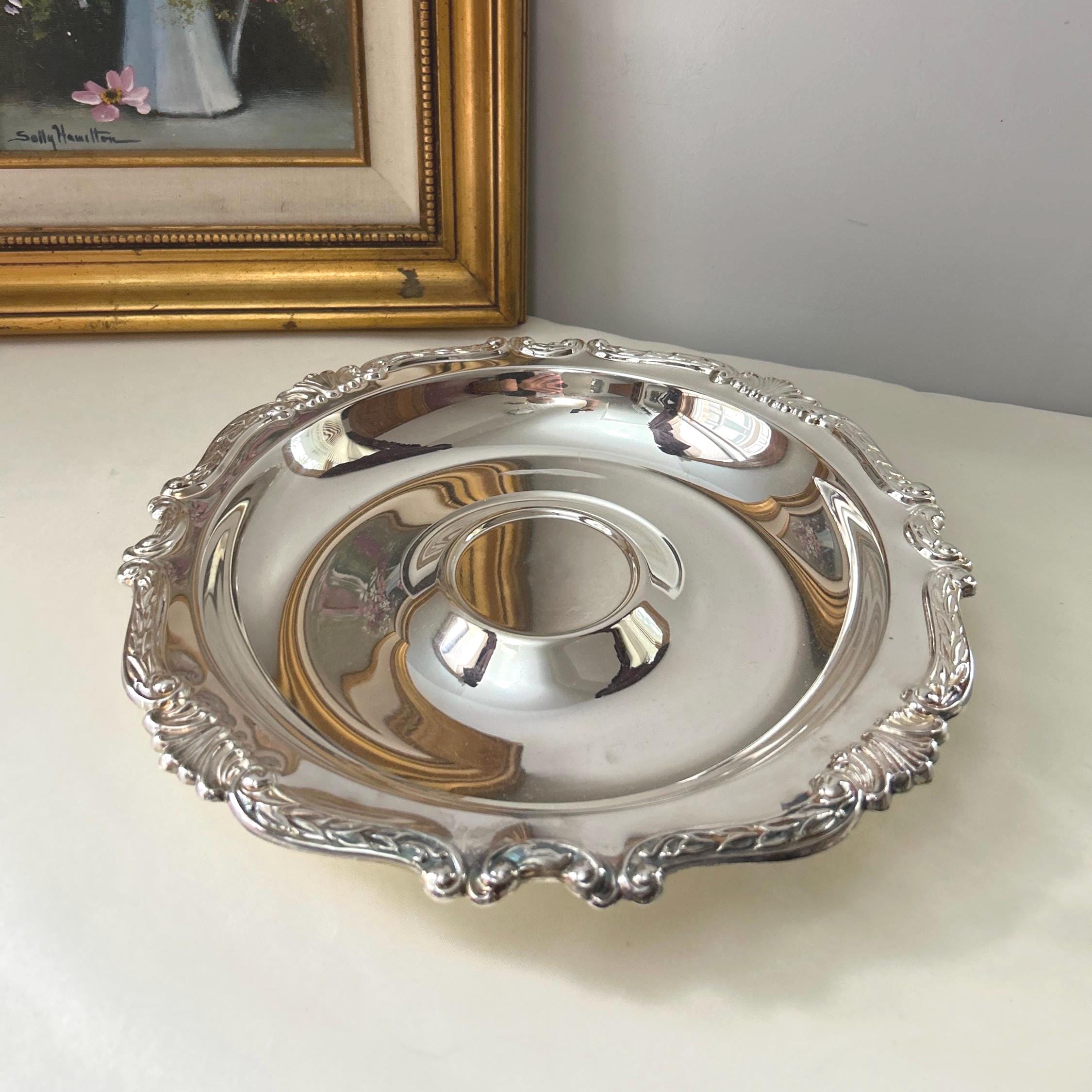 Sheridan Large Silverplate Tray - Etsy