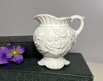 Vintage Inarco Ceramic Pitcher, Courting Couple Releif, Home Decor